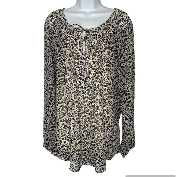 Daisy Fuentes Raglan Peasant Blouse W/Cami NWT - Picture 1 of 8